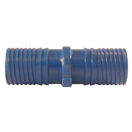 BLUE TWISTERS Blue Twisters 4814885 0.5 in. Insert x 0.5 in. Dia. Insert Polypropylene Coupling; Blue - Pack of 5 4814885